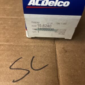 Genuine GM OEM 14089936 ACDelco 15-8240 Relay Daytime Running Lamp 1984-1999 NOS