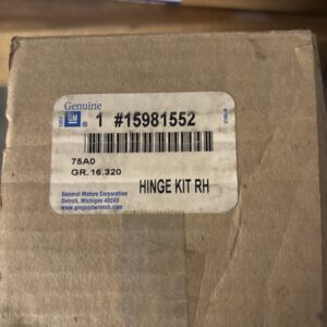 Genuine GM OEM 15981552 NOS 2002 2003 2004 2005 CHEVY S-10 UPPER DOOR HINGE