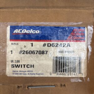 Genuine GM OEM 26067087 / D6242A Turn signal Wiper, Cruise, Dimmer, Washer - NOS