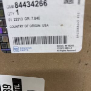 Genuine GM OEM 84434266 Absorber Rear Bumper Fascia Energy 2018-2024 NOS