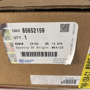 Genuine GM OEM BUCKLE KIT 85652159 Black NOS