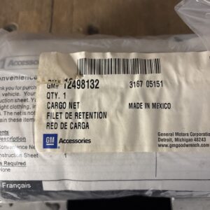 Genuine GM OEM Net Pkg 12498132 NOS