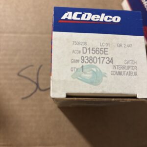Genuine GM OEM Stoplight Stop Brake Light Switch 93801734 / D1565E NOS