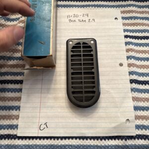 Genuine Gm 69-80 Buick, Cadillac, Chevrolet, Pontiac Door Jamb Vent Grill Nos