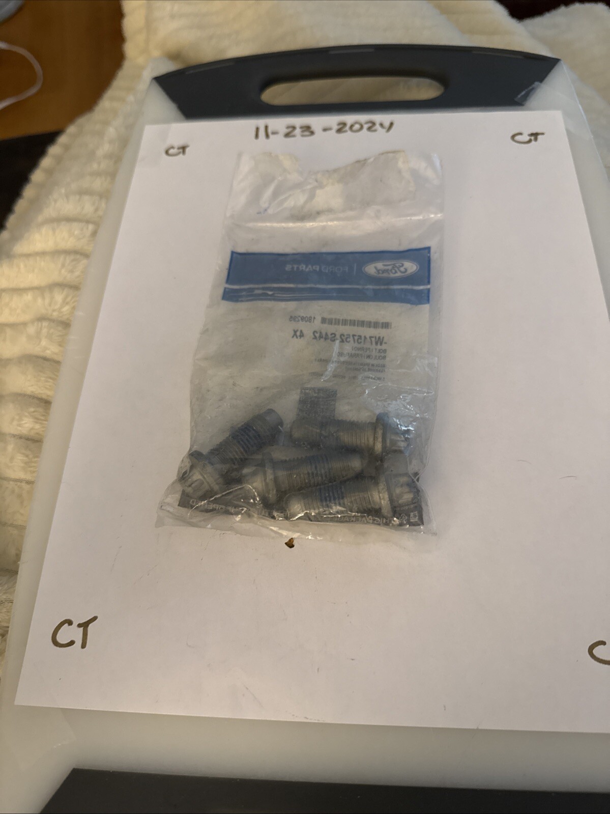 Genuine Hub Mount Bolt (SOLD AS A PACKAGE OF 4) W715752-S442 - Image 3