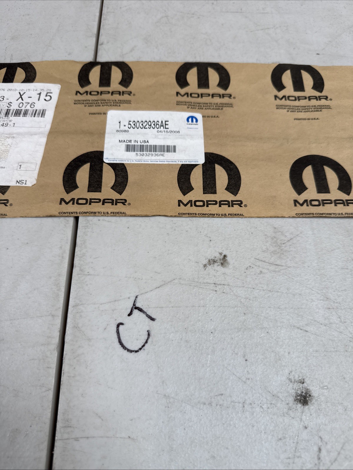 Genuine Mopar 53032936AE Indicator-Engine Oil Level 2008-2011