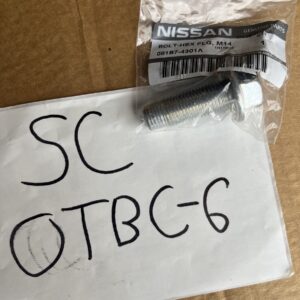 Genuine Nissan Bumper Assembly Bolt 081B7-4301A