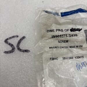 Genuine OEM Ford W505275-S439 Seat Belt Screw