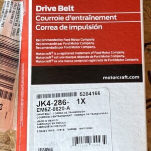 Genuine Serpentine Belt Motorcraft JK4-286 Ford EM5Z-8620-A