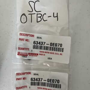 Genuine Toyota Mount Bracket Seal 63437-0E070, Set Of 2