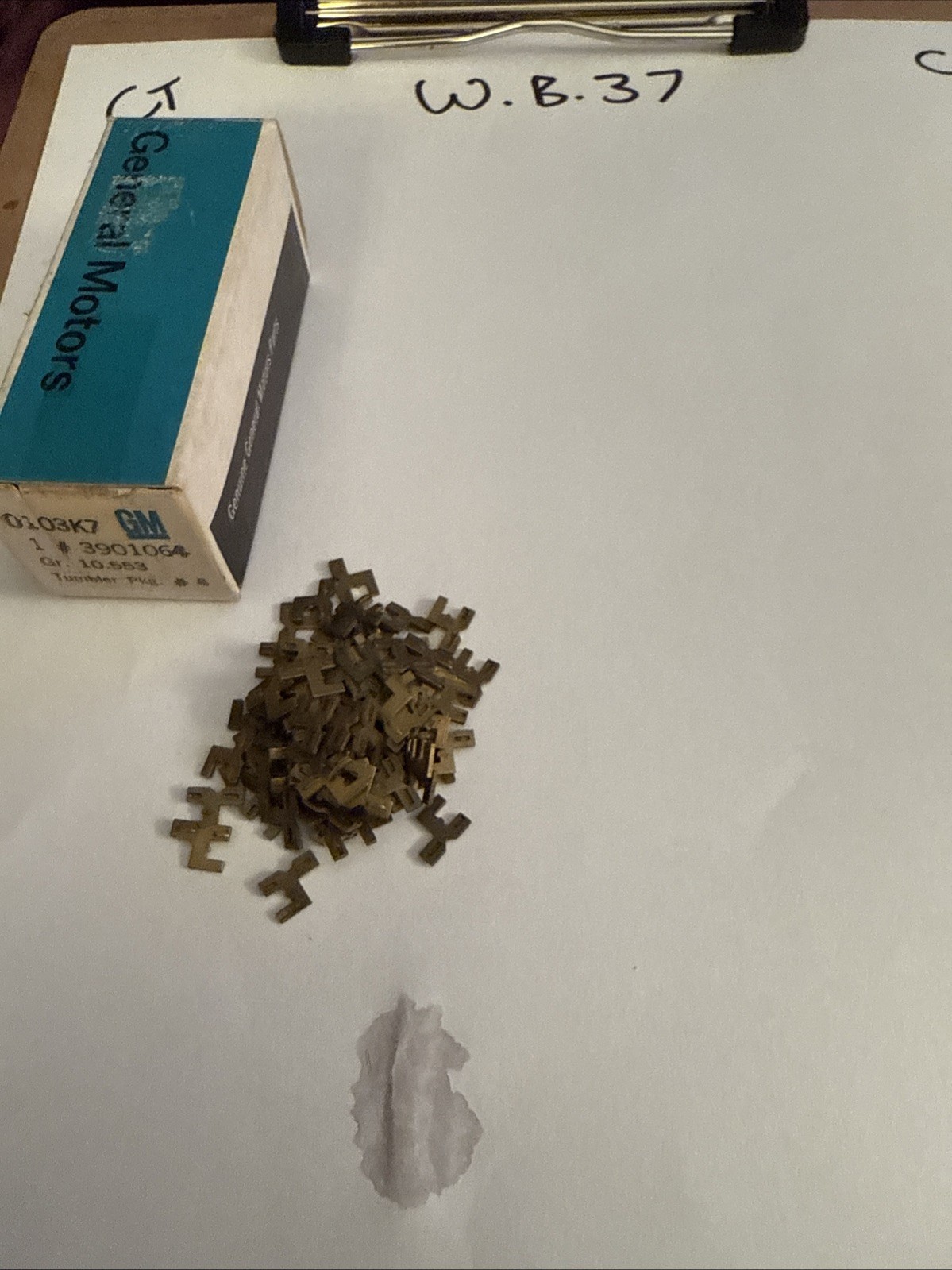 Gm Lock tumbler Package 3901064