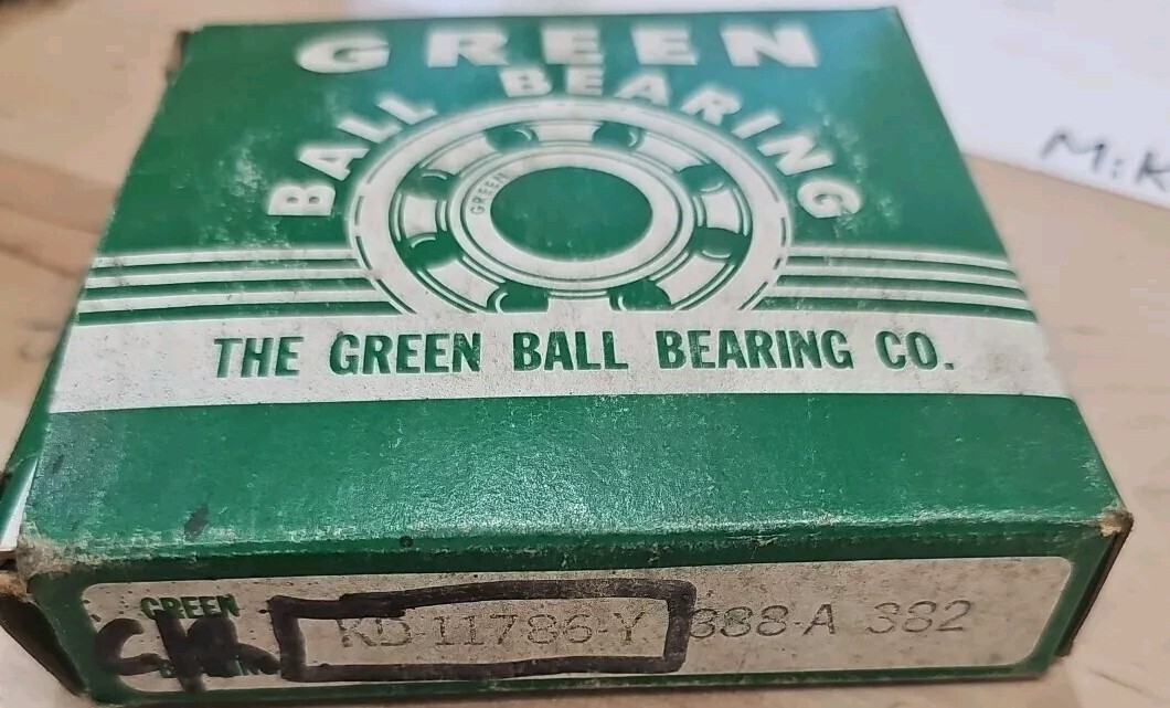 Green Ball Bearong Co. NDH Roller Bearing 1 #K23 KD-11786-Y - 388A/382 - Image 4