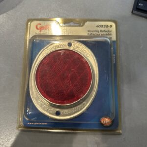 Grote 40232-5 Rflctr 3 InchLens Red Aluminium 2-Hole Mount Retail
