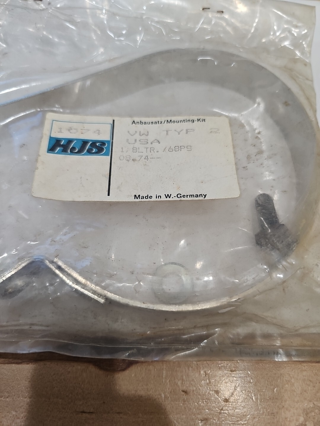 HJS 1074 VW Type 2 USA Vers. Clamp Band Kit NOS - Image 3