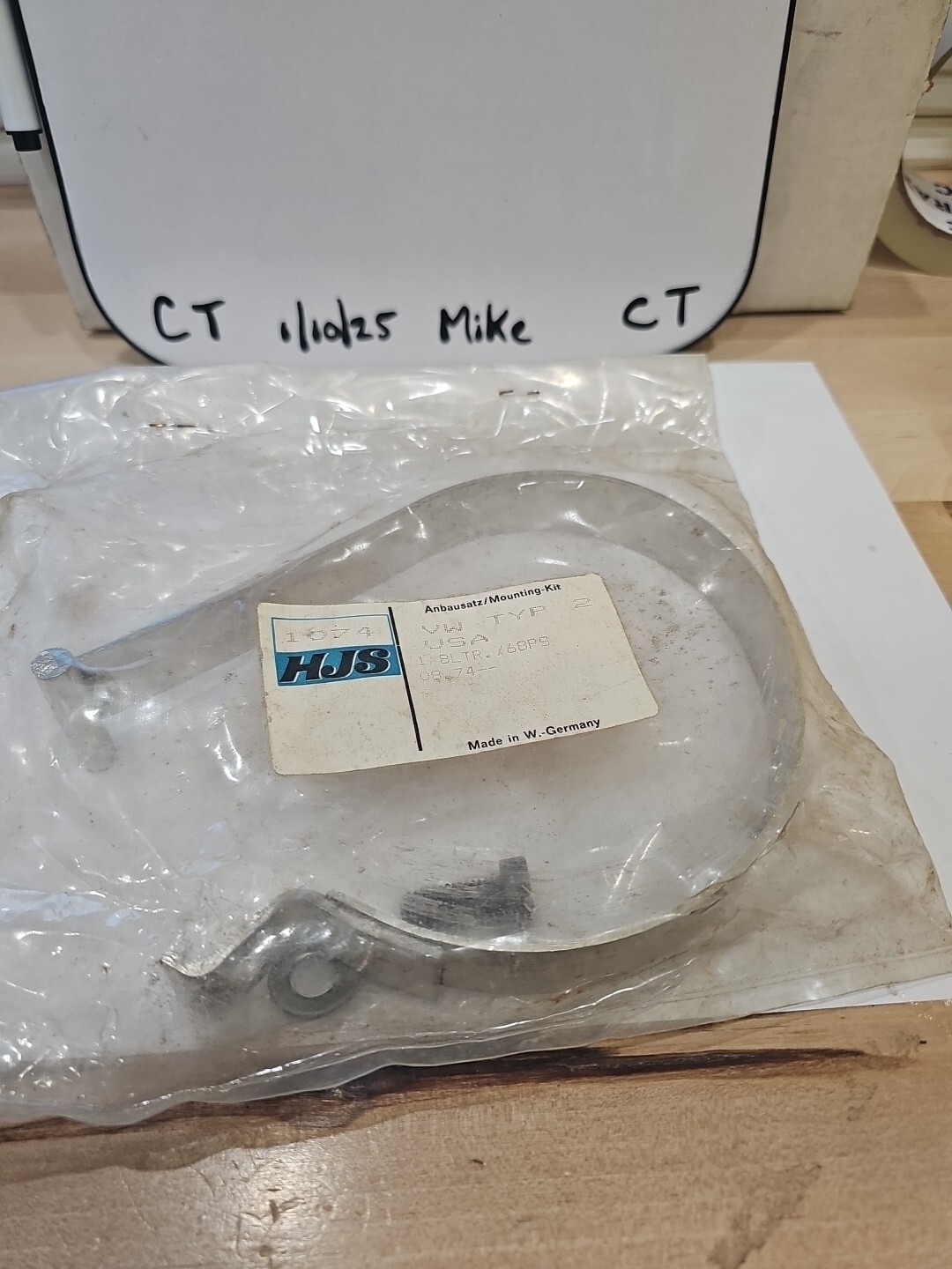 HJS 1074 VW Type 2 USA Vers. Clamp Band Kit NOS