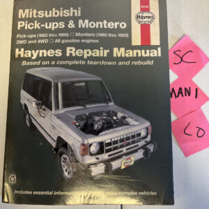 Haynes 68040 Repair Manual For 1983-1996, 1983-1993 Montero NEW SEALED