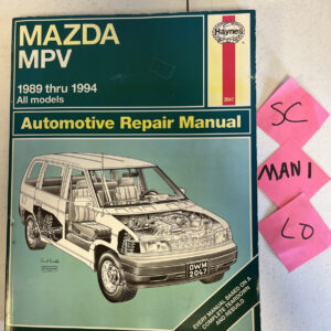 Haynes Mazda MPV 1989 thru 1994 Automotive Repair Manual All Models (2047)