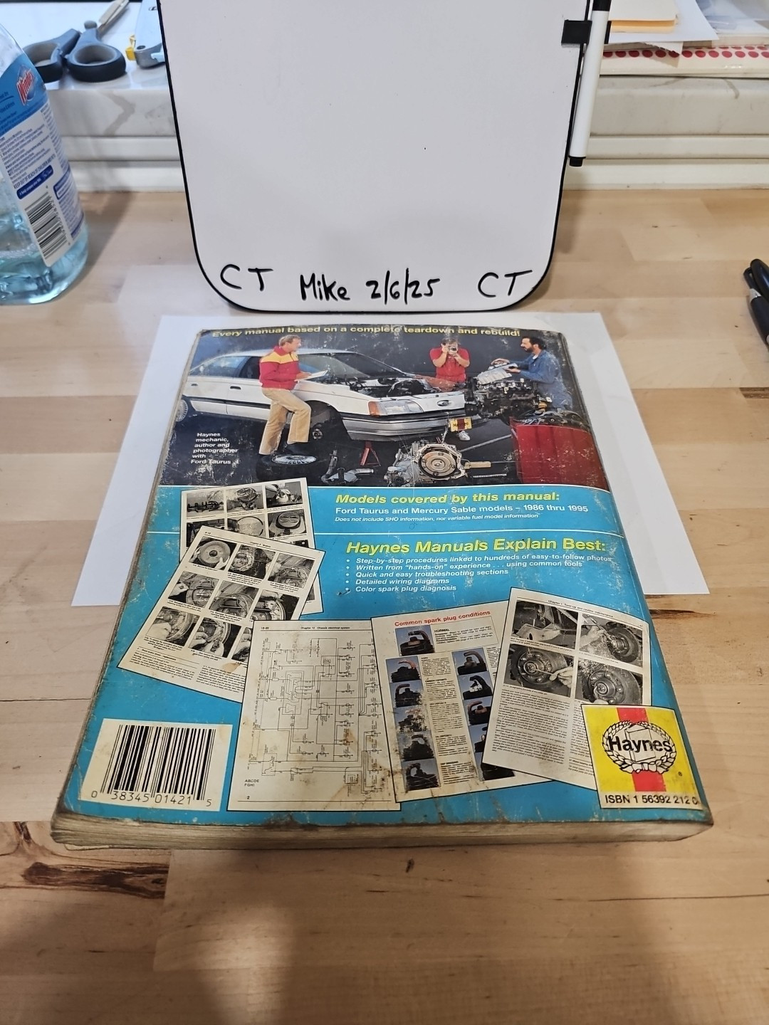 Haynes Repair Manual 1986-1995 Ford Taurus & Mercury Sable 36074 Auto Handbook - Image 3