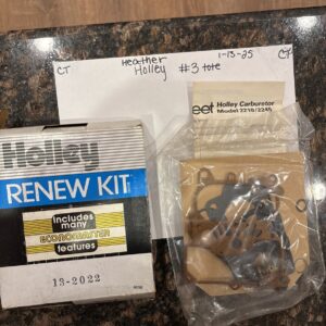 Holley 3-763, 13-2022 Renew Kit Carburetor Model 2210/2245