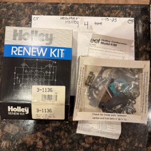Holley Renew Kit 3-1136 Carburetor Model 4160