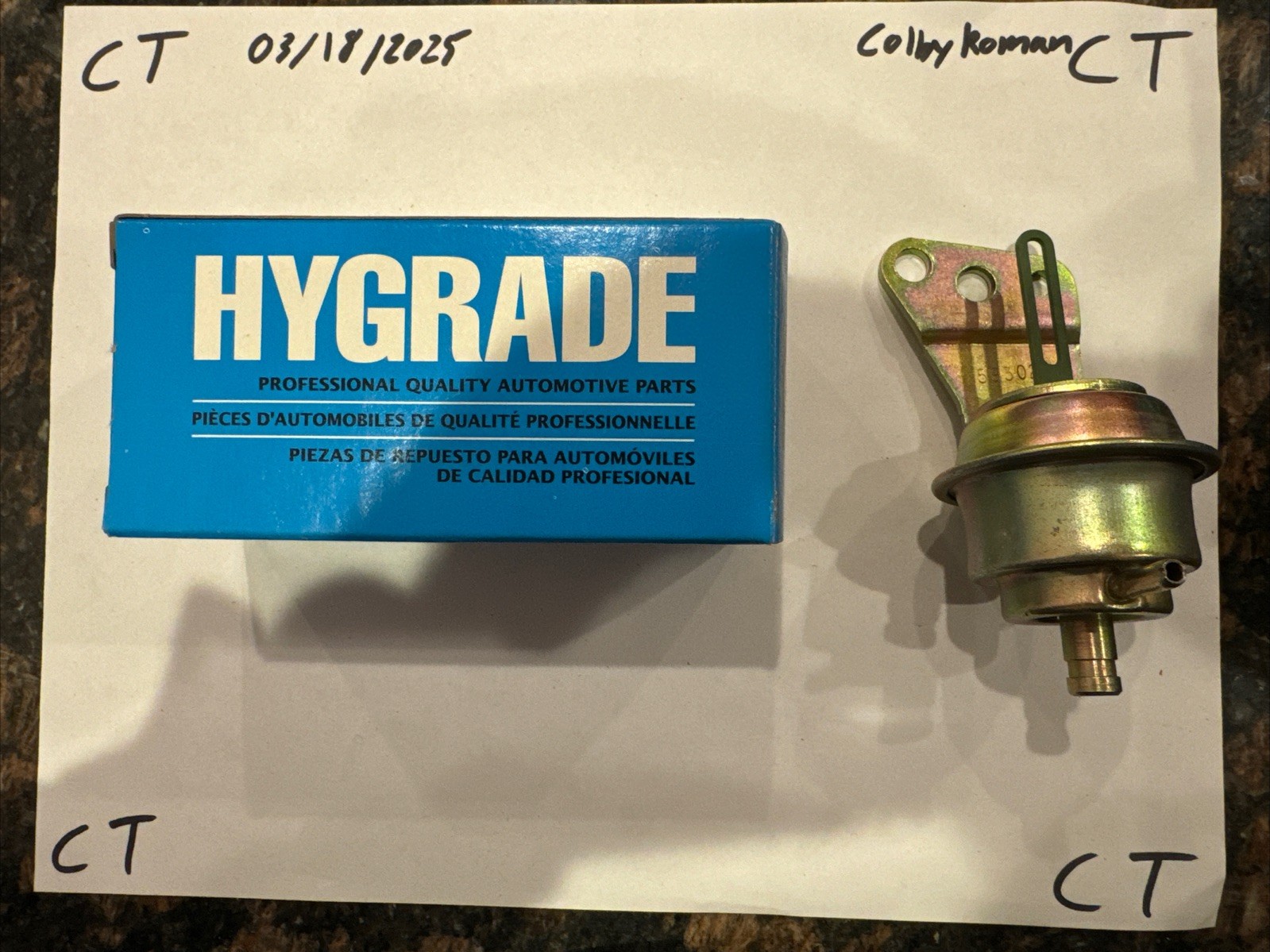 Hygrade CPA313 Carburetor Choke Pull-Off