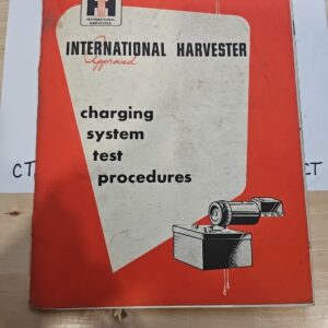 INTERNATIONAL HARVESTER CHARGING SYSTEM TEST PROCEDURES MANUAL
