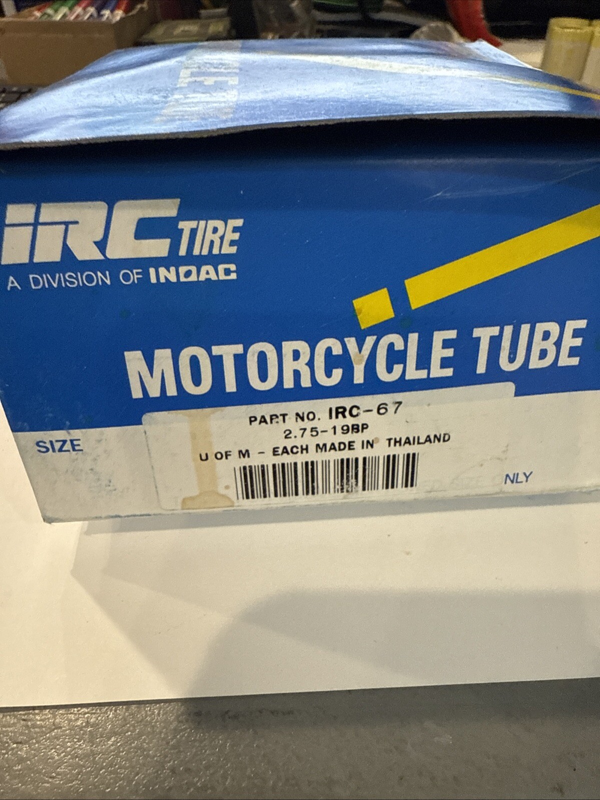IRC Motorcycle Tube 2.75-19BP IRC67 IRC 67 NEW! Honda Cb550 Cb750 - Image 3