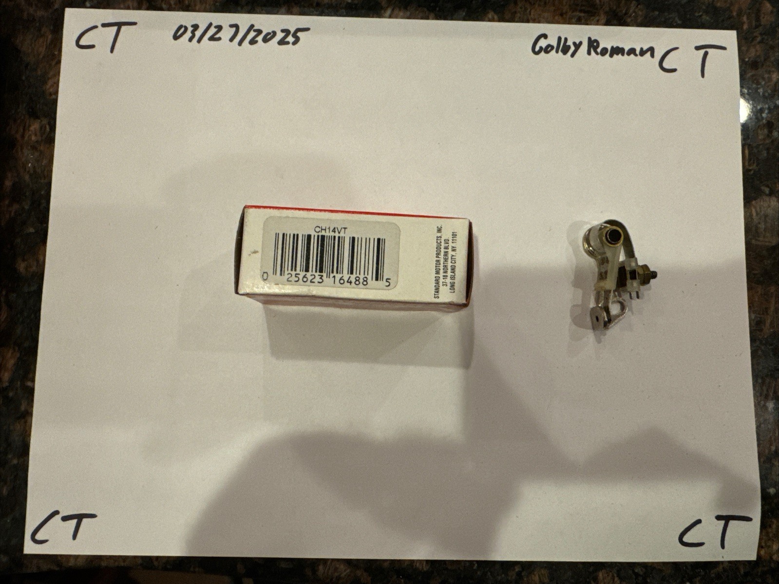 Ignition Contact Set-Breaker Points Standard CH14VT - Image 4