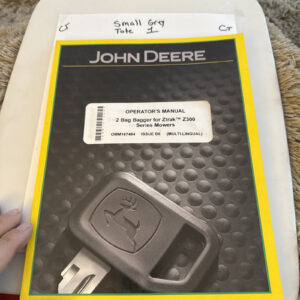 John Deere Omm167464 Z300 Operator Manual