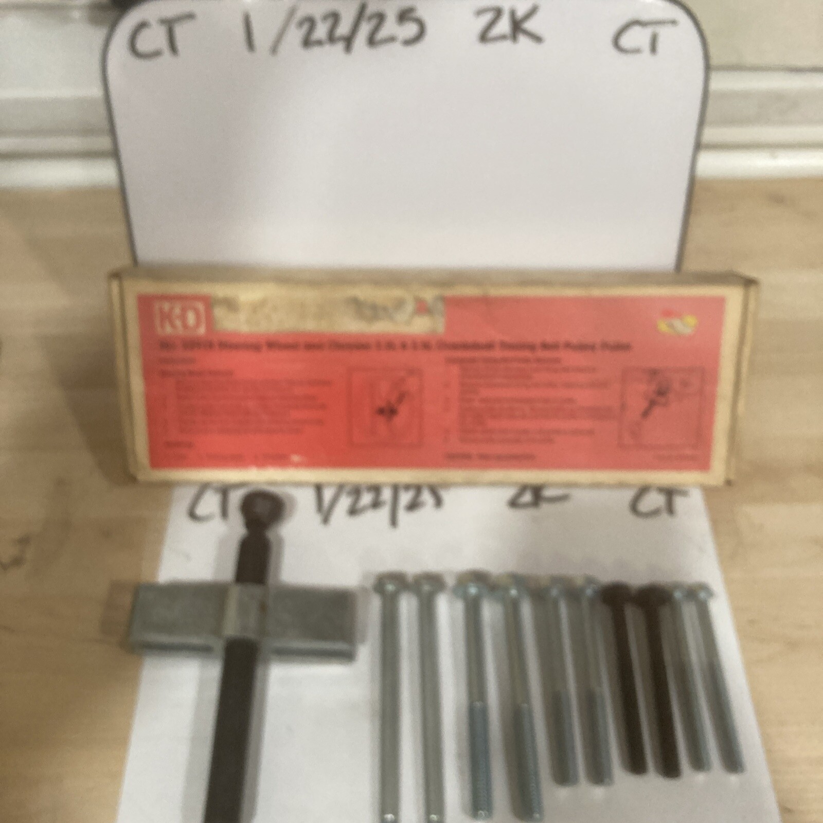 K-D Steering Wheel & Chrysler Crank Shaft Timing Belt Pulley Puller No. 2291B