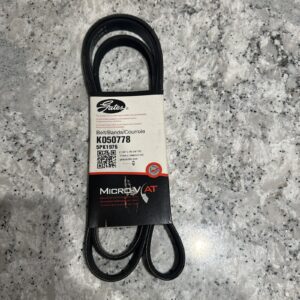 K050778 Gates Micro-V Belt Serpentine Rubber 072053194852 17mm x 1989 mm 5PK1976