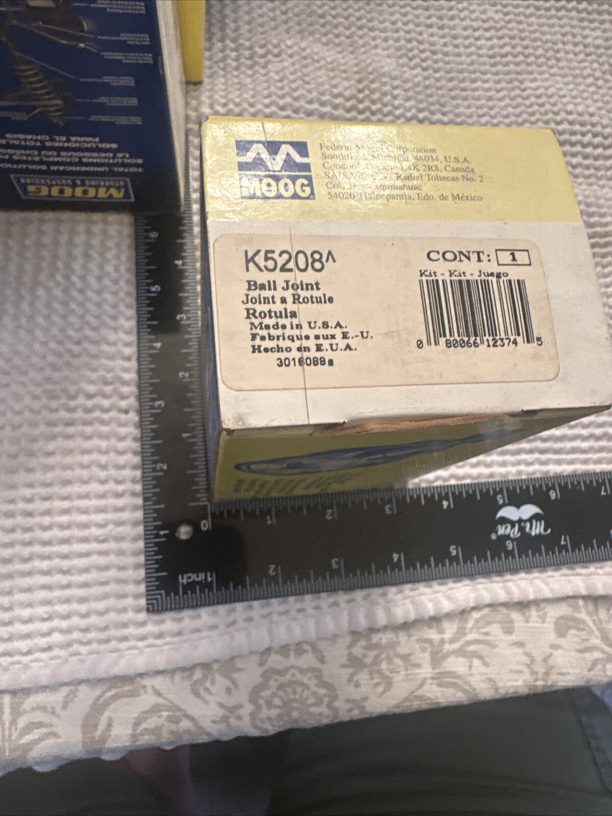 K5208 Moog Automotive Suspension Ball Joint Made In USA K5208 Ball Joint