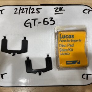 Lucas Parts GS6002 Disc Pad Shim Kit