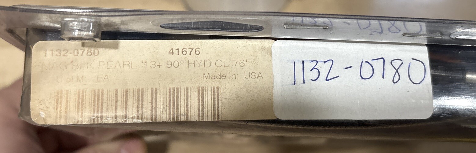 Magnum 76" Black Pearl Hydraulic Clutch Cable ’13+ / 90° 10mm 1132-0780 - Image 4