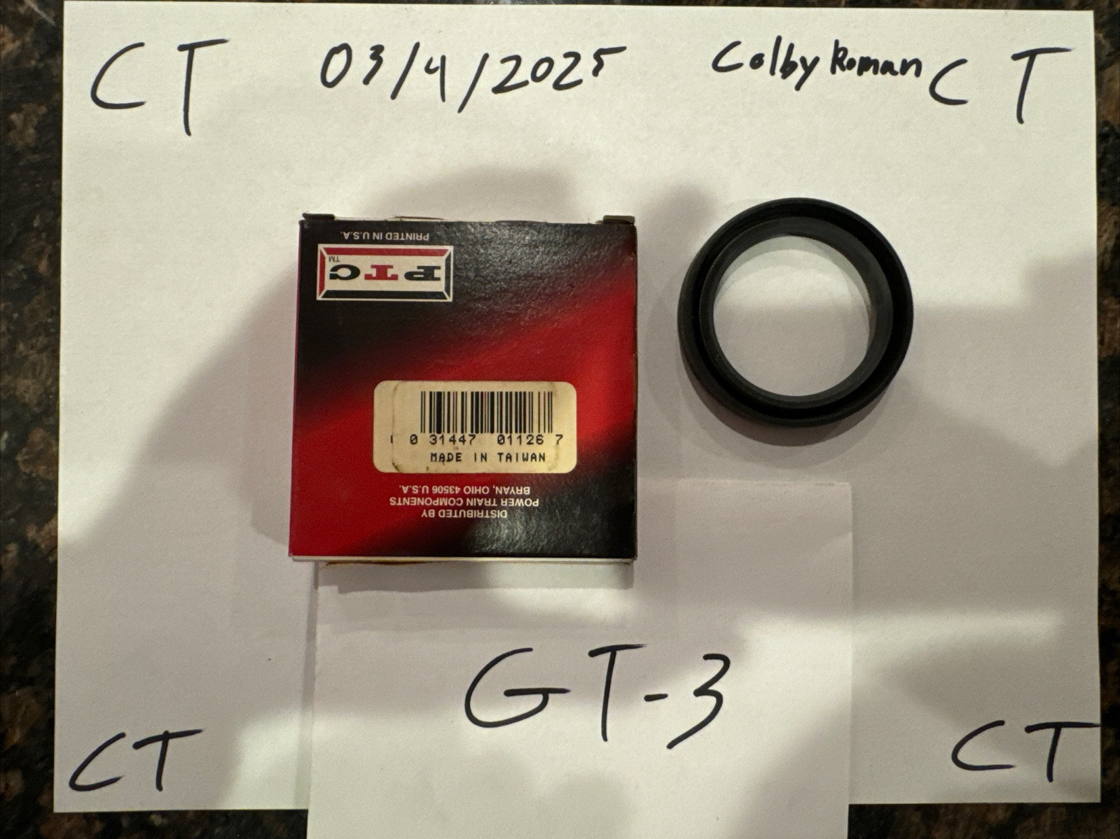 Manual Transmission Output Shaft Seal-Trans Output Shaft Seal PTC PT224520 - Image 3