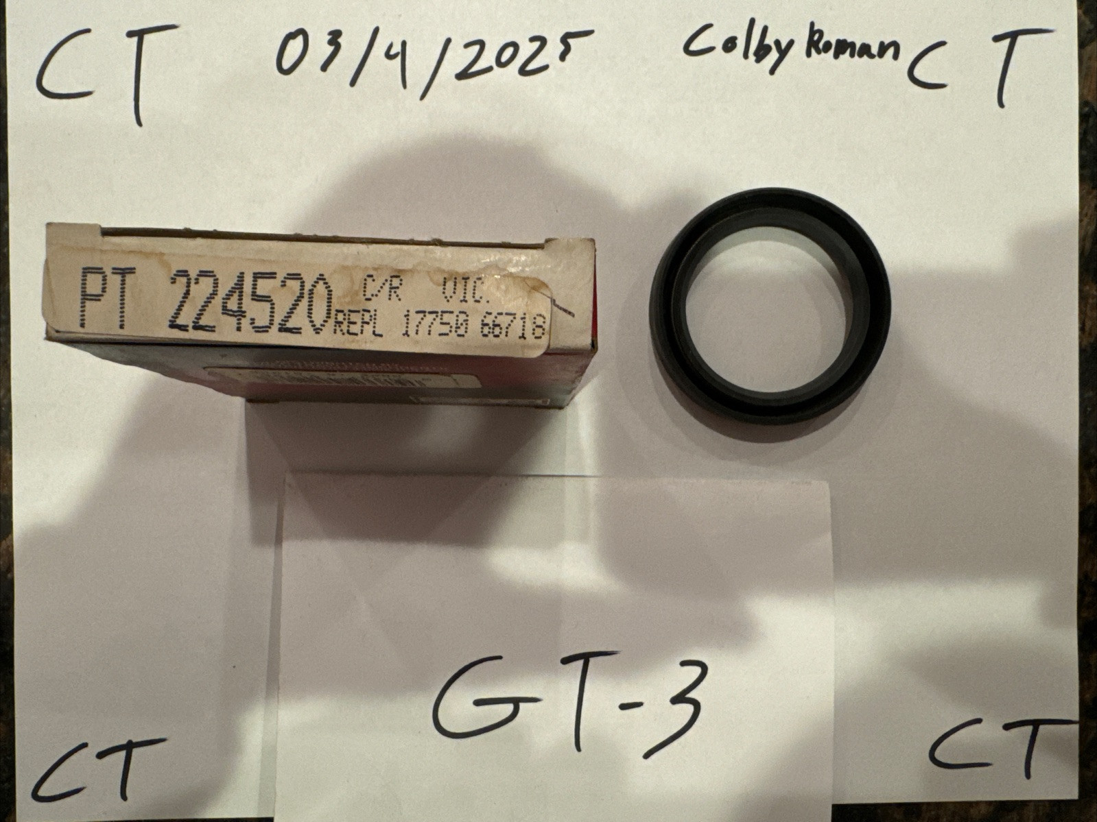 Manual Transmission Output Shaft Seal-Trans Output Shaft Seal PTC PT224520 - Image 4