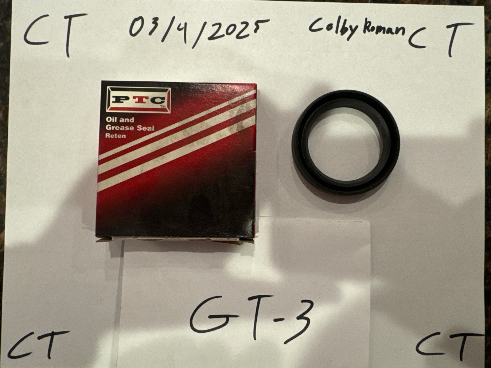 Manual Transmission Output Shaft Seal-Trans Output Shaft Seal PTC PT224520