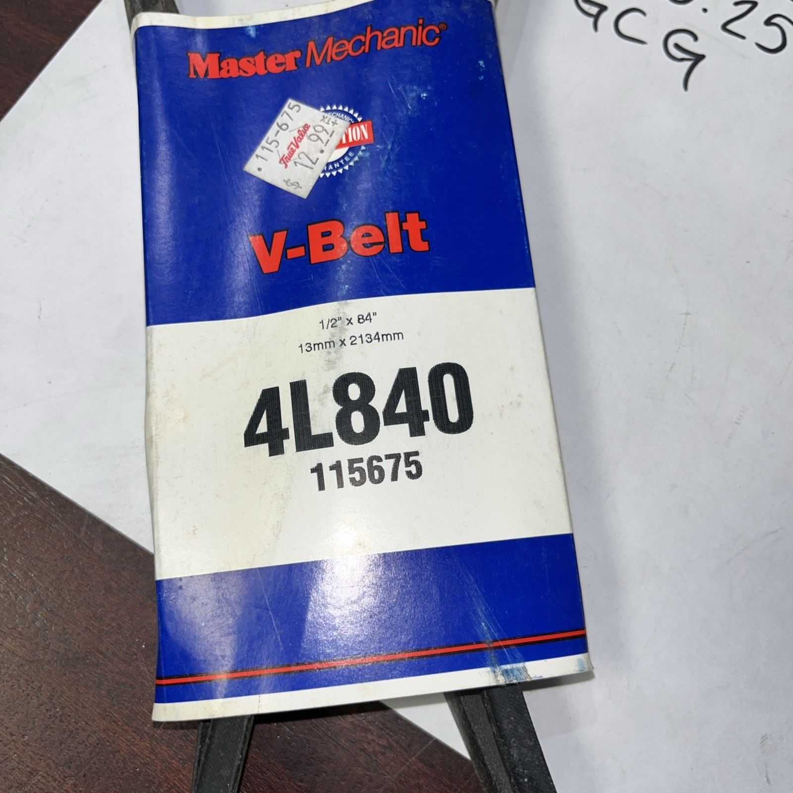 Master Mechanic 4L840 V Belt, 115675 - Image 3