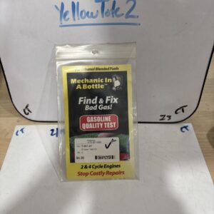 Mechanic In A Bottle “Find & Fix Bad Gas” Gas Quality Test 5 Swabs