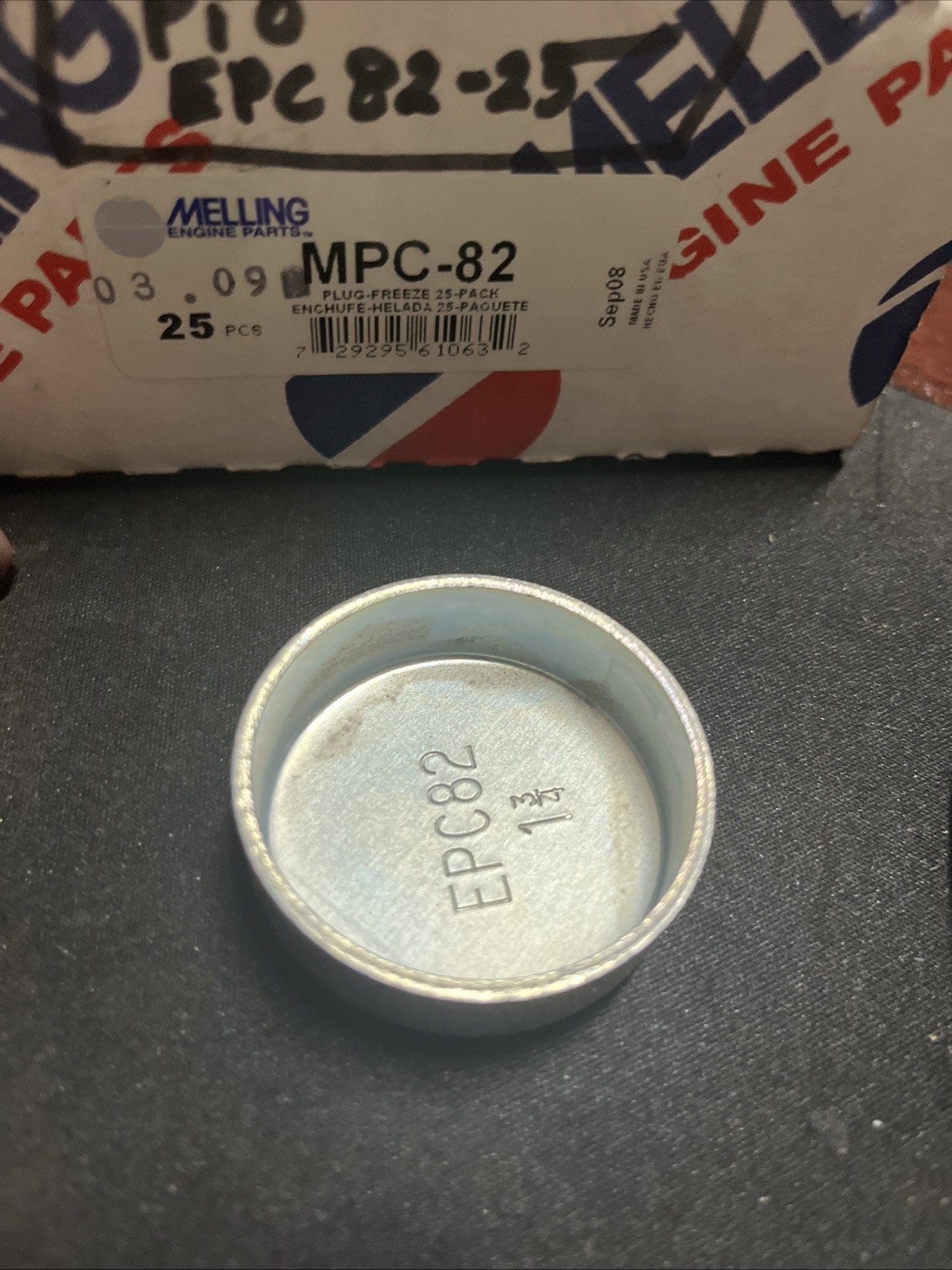 Melling MPC-82 Steel 1-3/4" Expansion Plugs Deep Cup 1 Per Purchase - Image 3