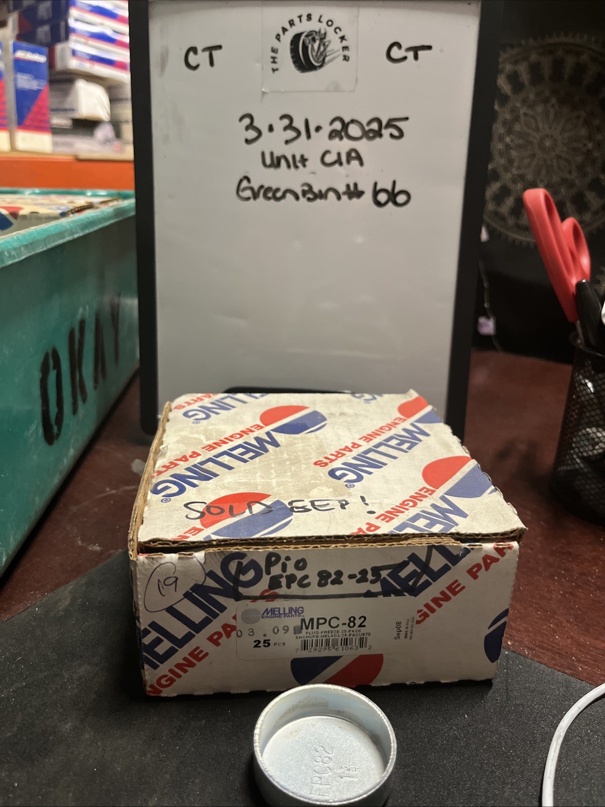 Melling MPC-82 Steel 1-3/4" Expansion Plugs Deep Cup 1 Per Purchase