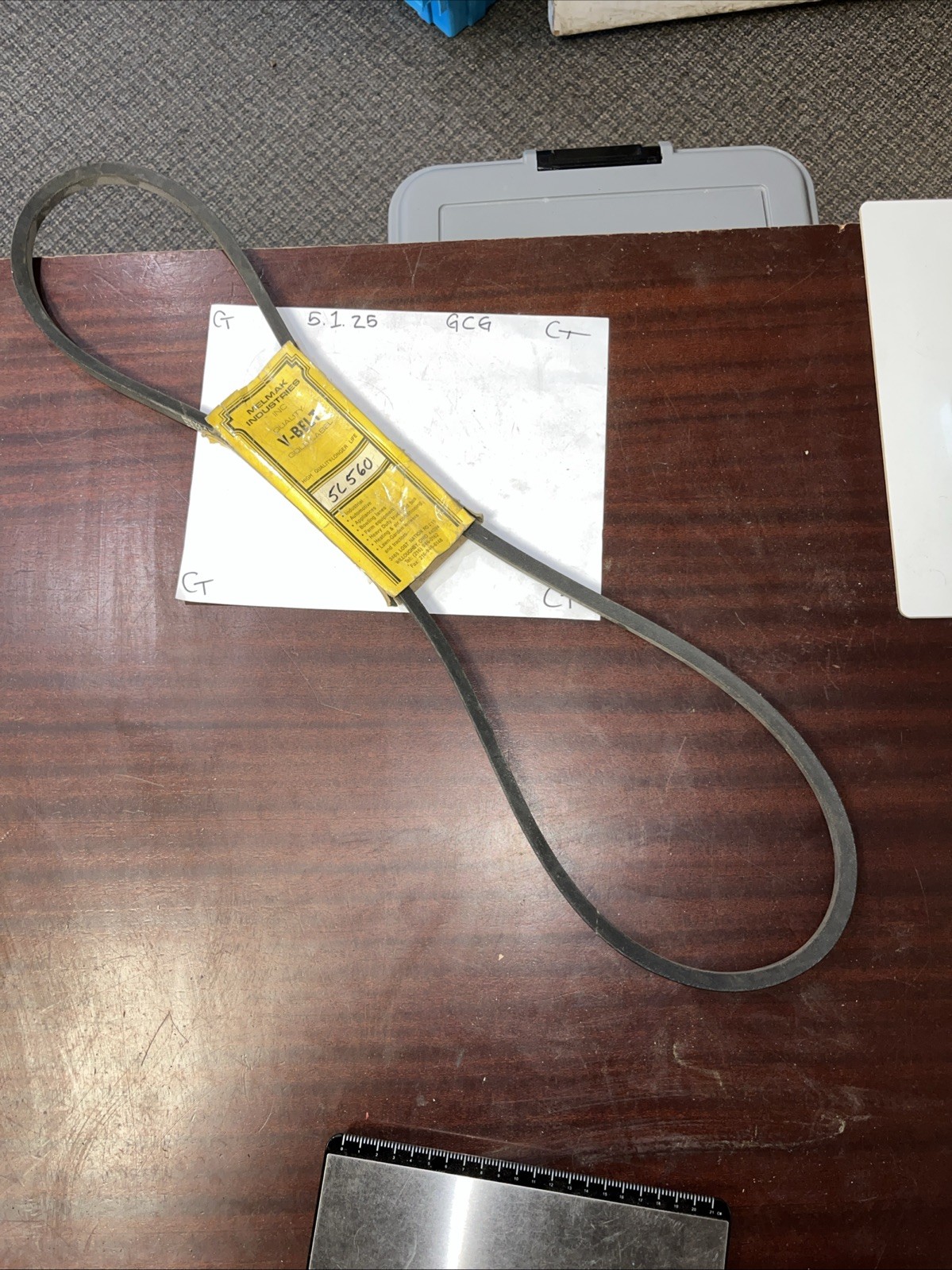 Melmak Industries V Belt 5L560