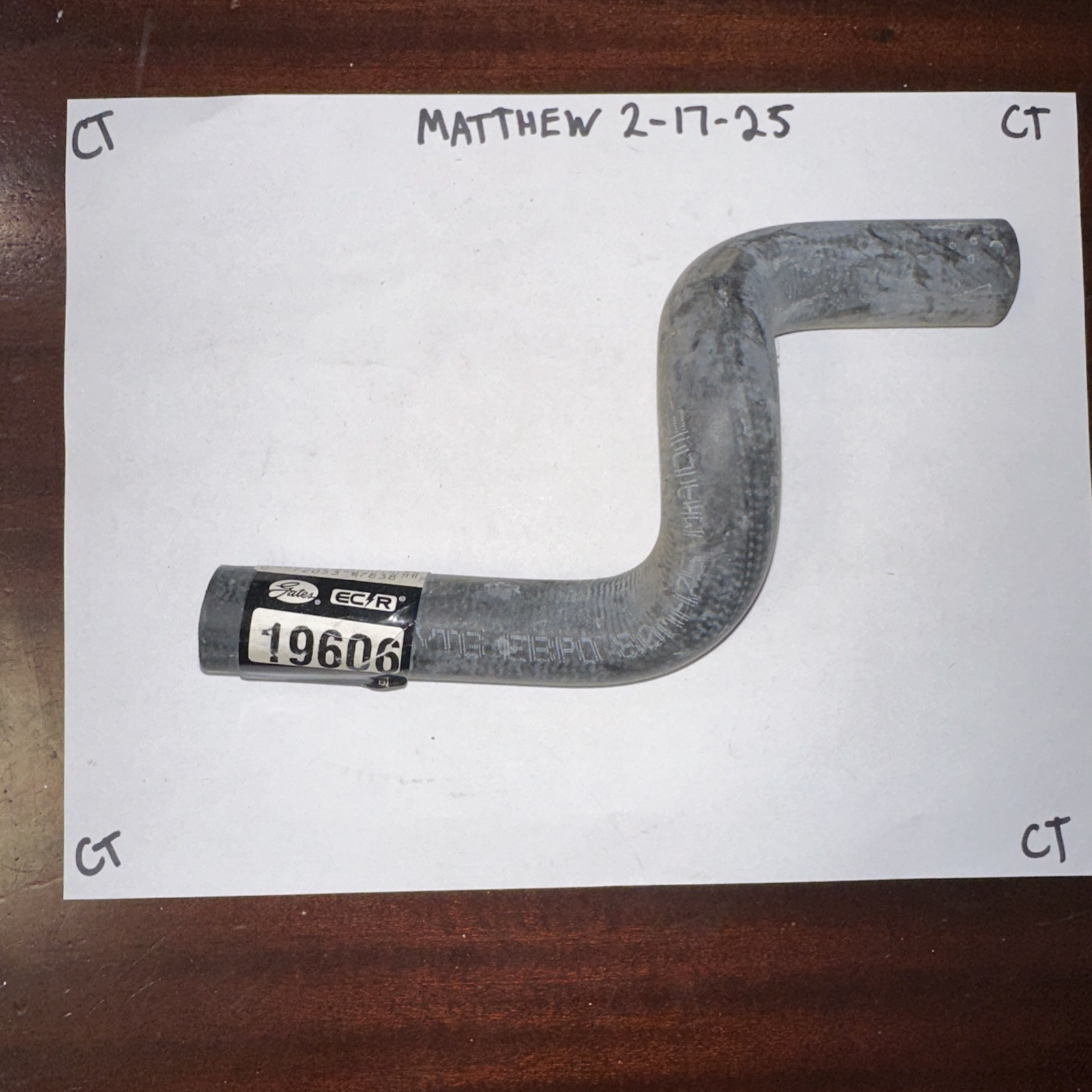 Molded Heater Hose Gates 19606