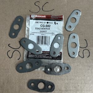 Motorcraft CG682 EGR Valve Gasket  Ford Lincoln Mercury E6AZ9D476B OEM 8 count