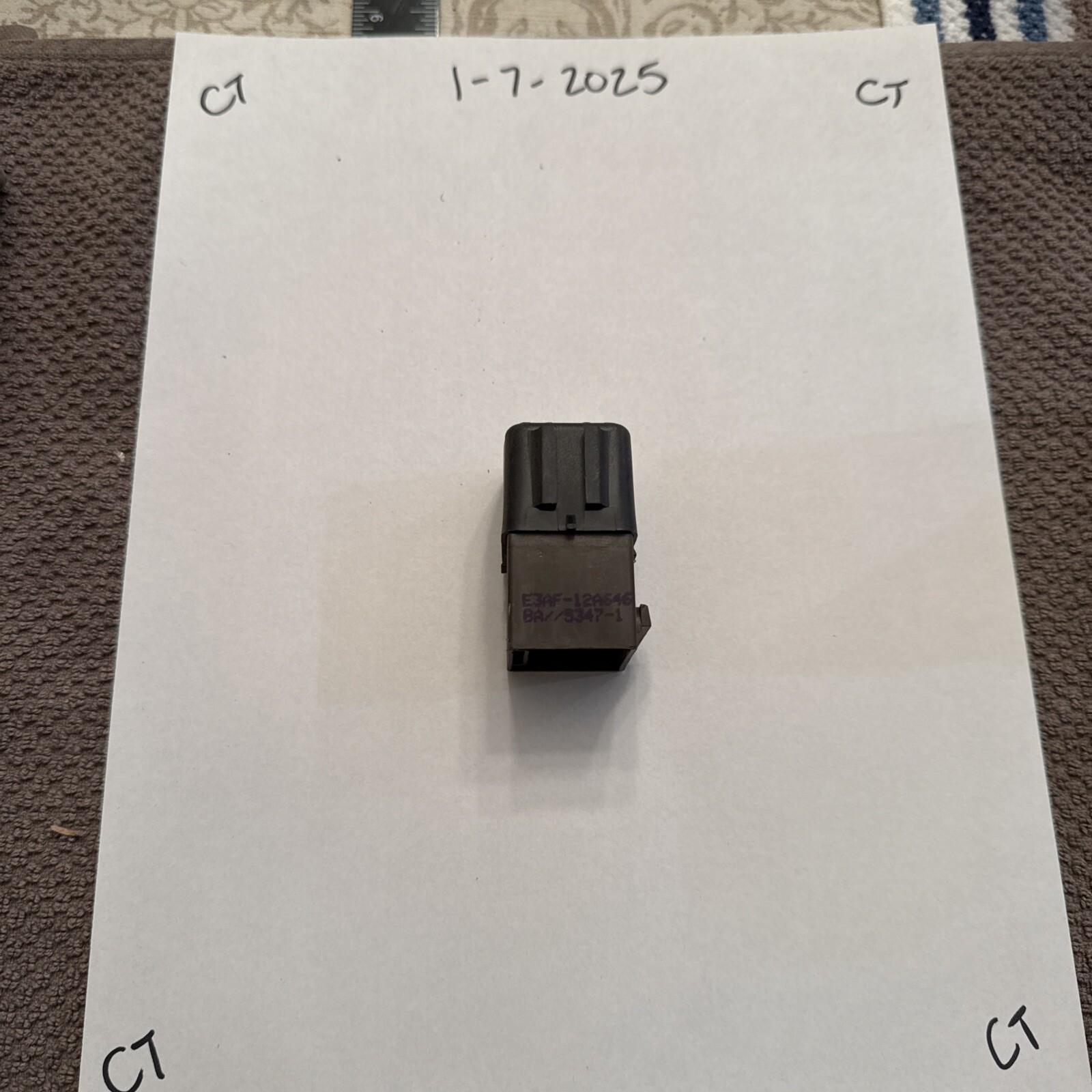 Motorcraft DY-408 EEC Electronic Engine Control PCM Relay E3AZ-12A646-A