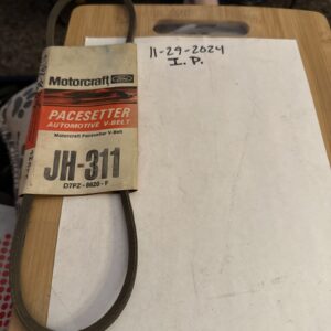 Motorcraft JH-311, D7PZ-8620-F Pacesetter Automotive V-Belt NOS