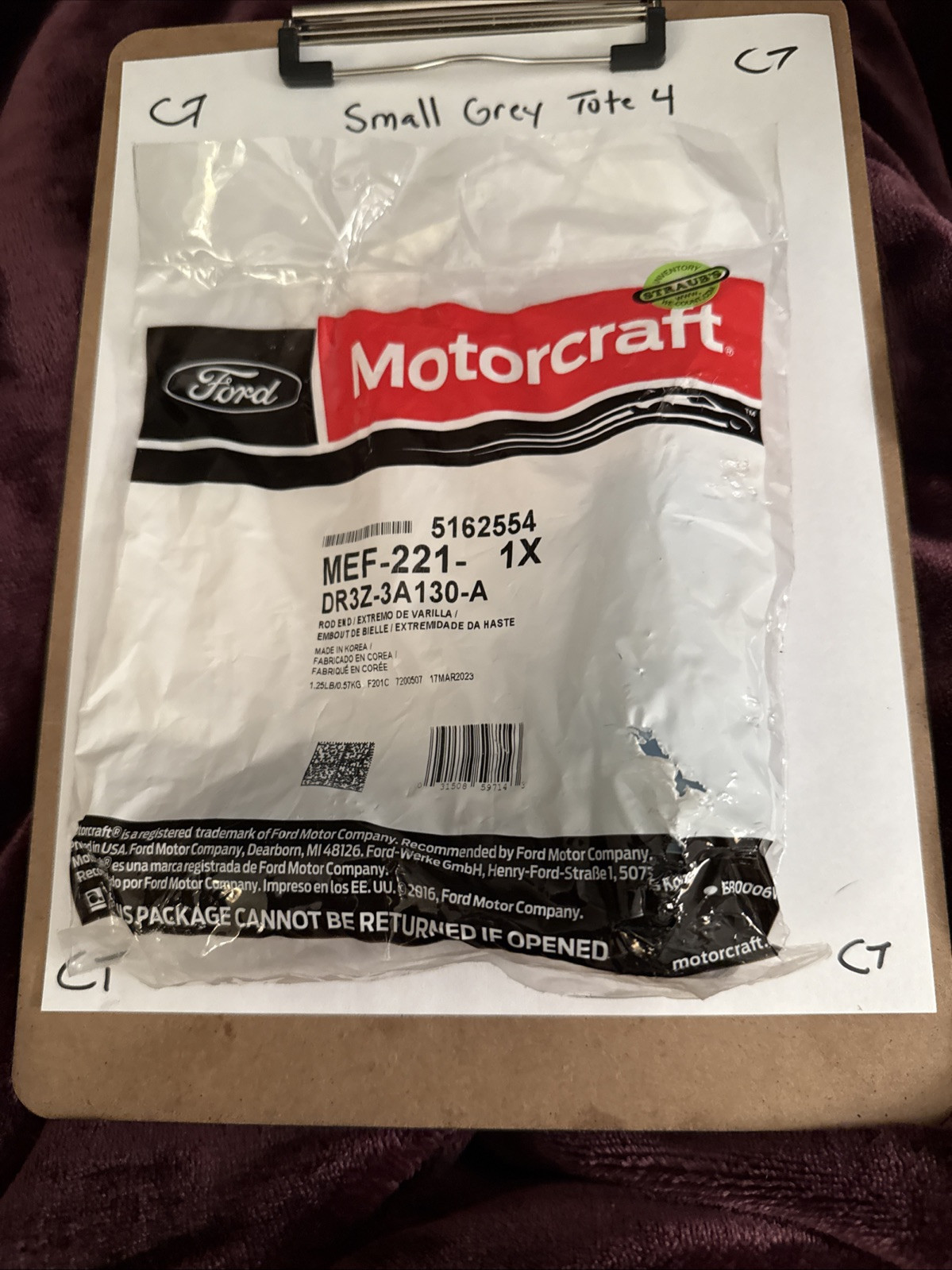 Motorcraft Steering Tie Rod Ends MEF-221 fits 2005-2014 Ford Mustang New