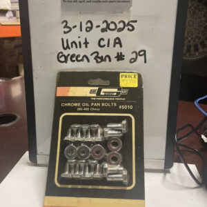 Mr. Gasket #5010 Chrome Oil Pan Bolts 265-400 Chevy