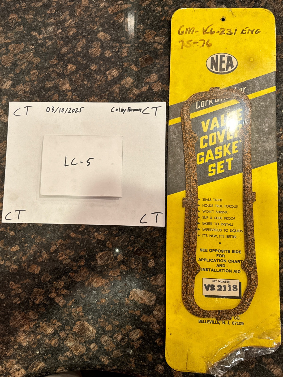 NEA Valve Cover Gasket VS2118 - Image 3