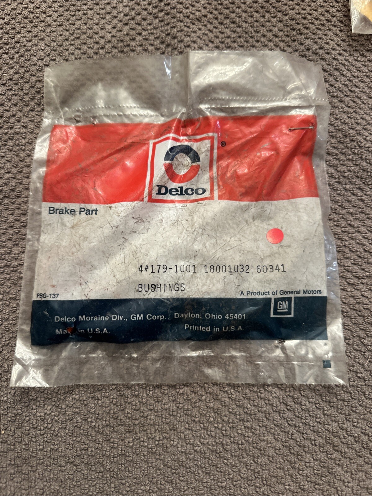 NEW DELCO GM GENERAL MOTORS BUSHING PART NO. 18001032